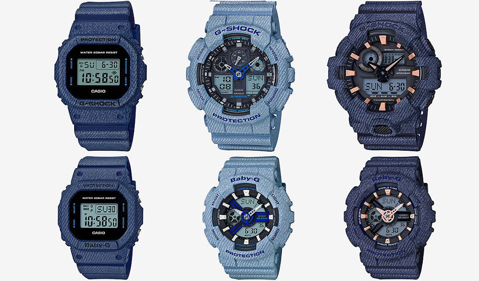 g shock denim couple