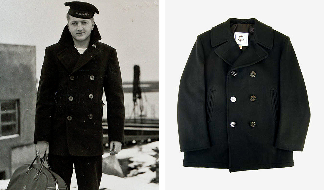 Sterlingwear Of Boston Navy Pea Coat, Us Navy Pea Coat Sterlingwear